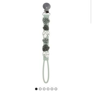 Loulou Lollipop Monstera Pacifier Clip